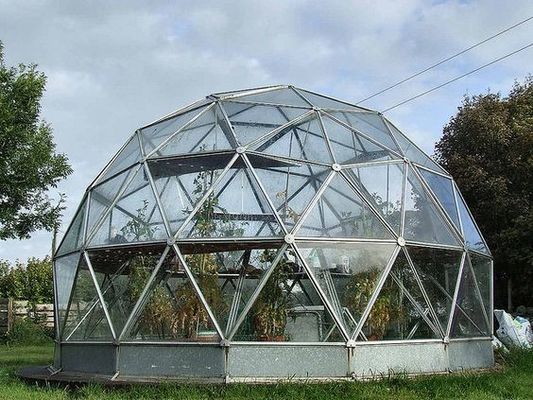 China Commercial Outdoor Glass Geodesic Large Dome Tent for greenhouse supplier