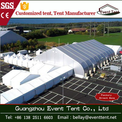 China Airplane Aircraft Hangar Tent Curved PVC Cover Roof A Shape Tent Long Service Life supplier