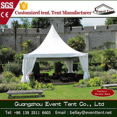 China Cone Shaped High Peak Pagoda Marquee Tents , Outdoor Wedding Tent 5m * 5m supplier