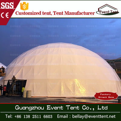 China Commercial geodesic large dome tent for party 4m - 60m diameter supplier