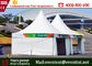 Brand New strong aluminum pagoda party tent house with transparent windows supplier