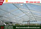 Strong Frame Heavy Duty Tents For Camping , Clear Roof Wedding Tent With 200 Person Seat supplier