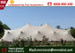 Red Customized Freeform Stretch Tent Windproof With Mesh Window / Glass Window supplier