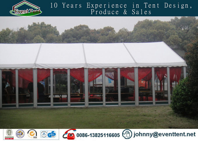 Durable Wedding Party / Trade Show Custom Event Tents With Transparent Window